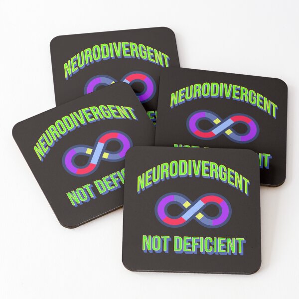 Item preview, Neurodivergent Not Deficient Infinity symbol T-shirt designed and sold by Swanny's Custom T-shirt and Gift Designs.