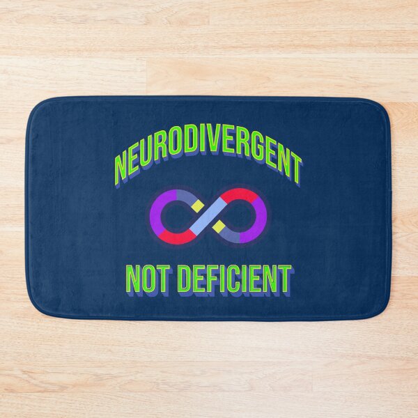 Item preview, Neurodivergent Not Deficient Infinity symbol T-shirt designed and sold by Swanny's Custom T-shirt and Gift Designs.