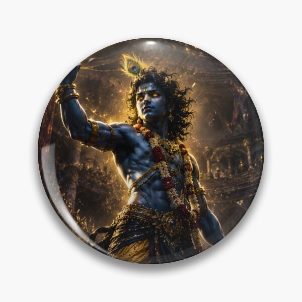 Item preview, Epic Krishna Series: Cosmic Retribution – The Sudarshana Chakra Strike designed and sold by Homyar.