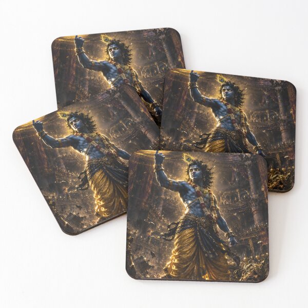 Item preview, Epic Krishna Series: Cosmic Retribution – The Sudarshana Chakra Strike designed and sold by Homyar.