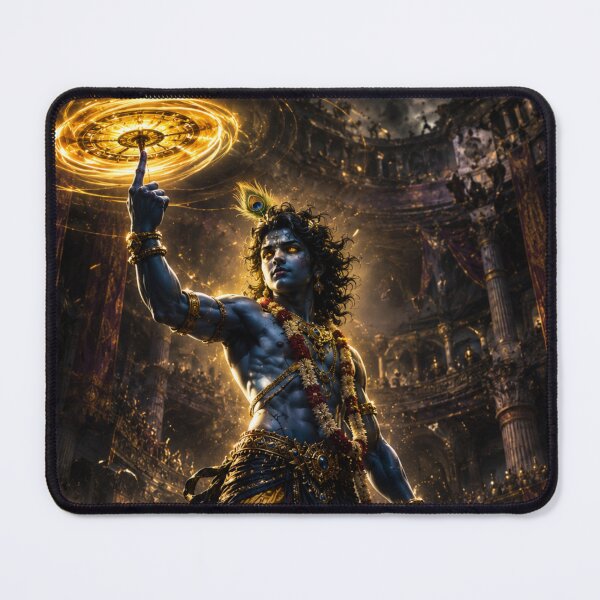 Item preview, Epic Krishna Series: Cosmic Retribution – The Sudarshana Chakra Strike designed and sold by Homyar.