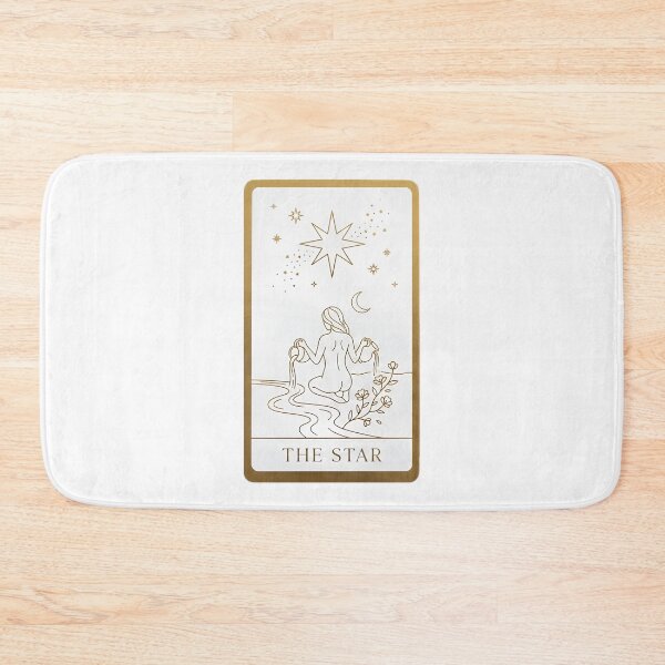 Item preview, The Star Tarot Card Tee | Mystical Celestial Illustration designed and sold by SEVEN ART PRODUCT.