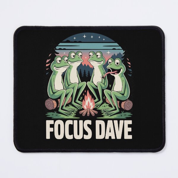 Item preview, Focus Dave Funny Frog Meme Distraction Conspiracy Humor Gift designed and sold by Say It With Ink.