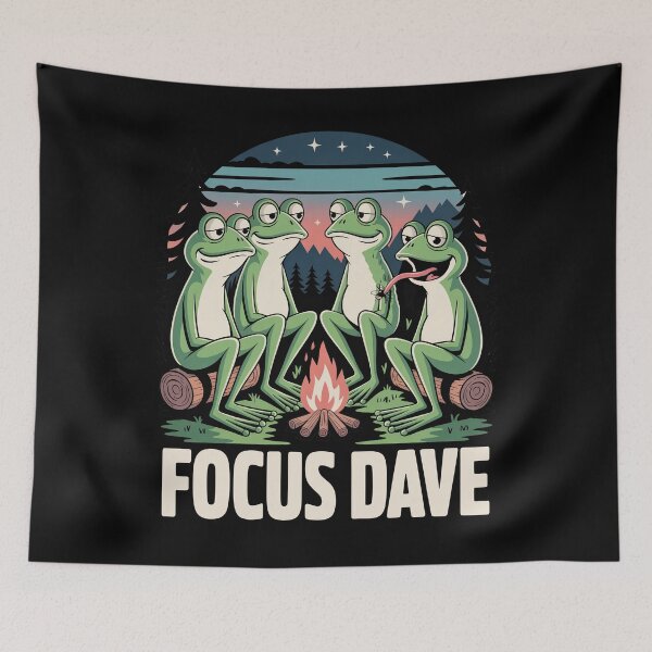 Item preview, Focus Dave Funny Frog Meme Distraction Conspiracy Humor Gift designed and sold by Say It With Ink.