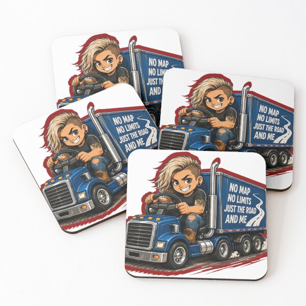 Item preview, Diesel Girl Series – Blue Truck designed and sold by Aquinoxx.