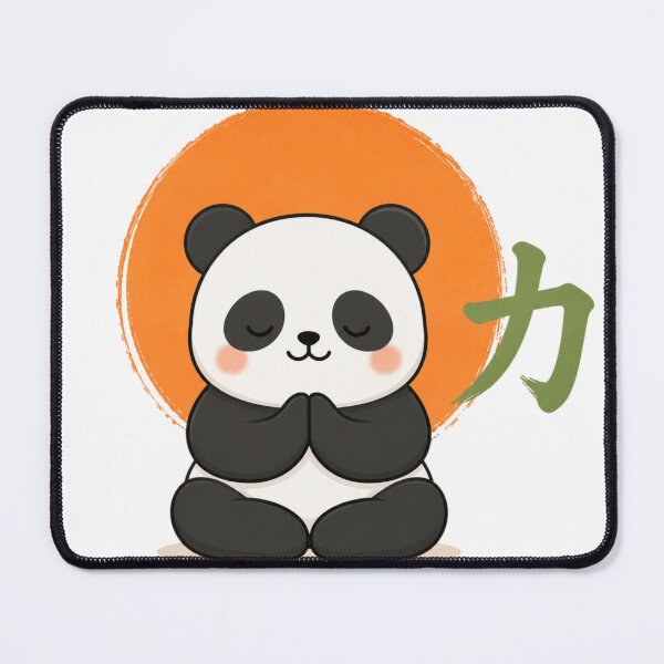 Item preview, Cute Zen Panda – Kawaii Meditating Panda Japanese Strength Art Gift designed and sold by QARVI.