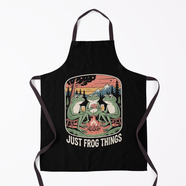 Item preview, Just Frog Things Funny Frog Campfire Meme Gift designed and sold by Say It With Ink.