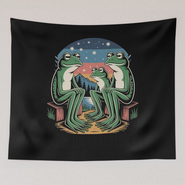 Item preview, New Distraction Funny Frog Conspiracy Meme Government Humor designed and sold by Say It With Ink.