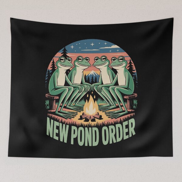 Item preview, New Pond Order Funny Conspiracy Frog Meme Secret Society Gift designed and sold by Say It With Ink.