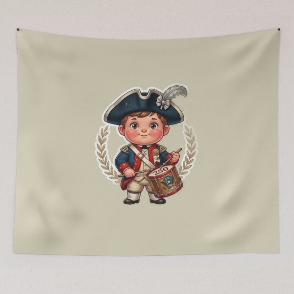 Item preview, America 250th Anniversary Patriotic Little Drummer Boy designed and sold by dcohea.