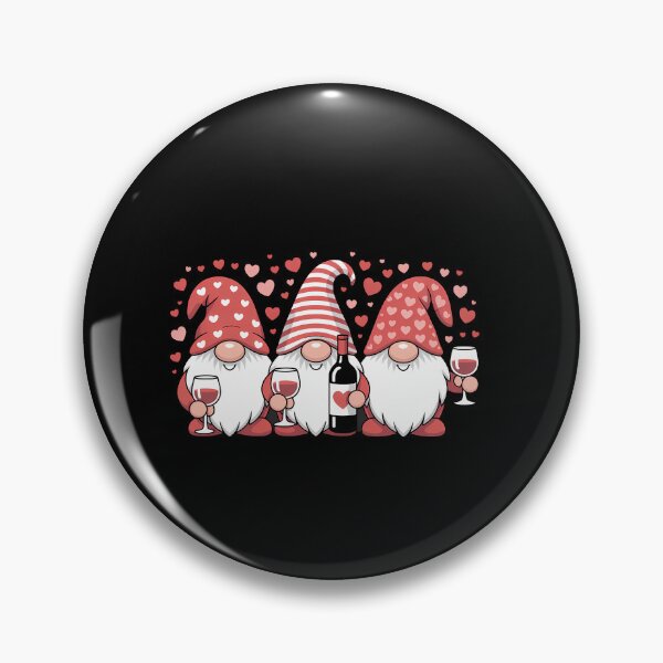 Item preview, Gnome Wine Lover Happy Valentines Day Pajama designed and sold by SapfireStuArt.