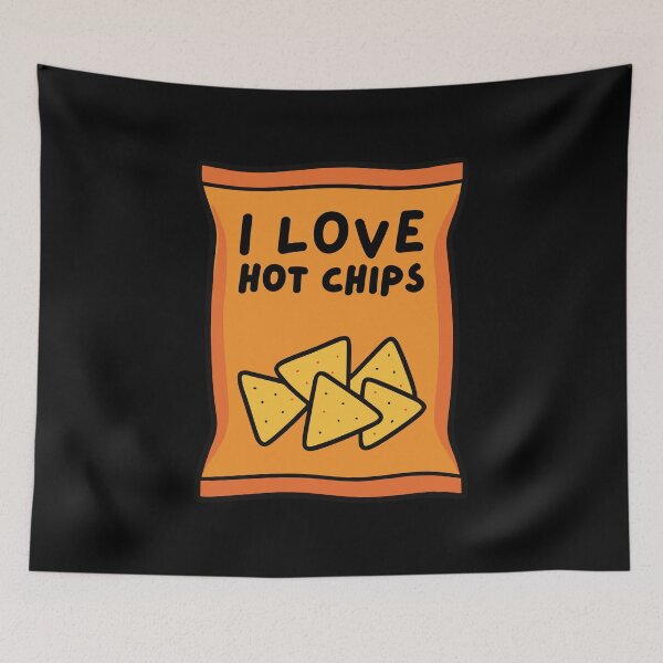 Item preview, I Love Hot Chips designed and sold by Dondonmart.