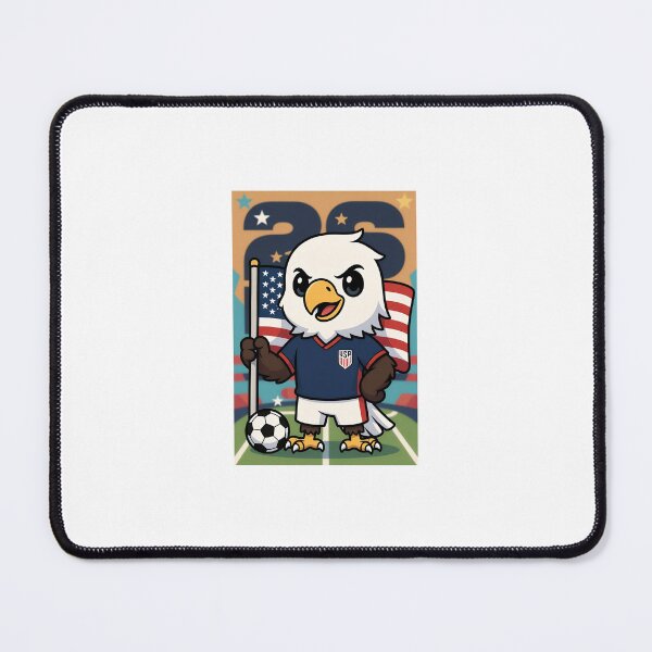 Item preview, Patriotic Eagle Soccer USA Mascot designed and sold by Godoys-Art.