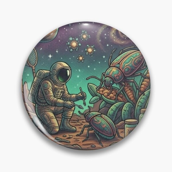 Item preview, Cosmic Entomologist Shirt | Retro Alien Bug Scientist Astronaut Sci-Fi Space Tee designed and sold by Baby Adee Collective.