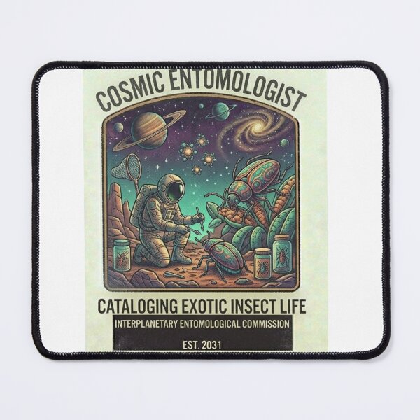Item preview, Cosmic Entomologist Shirt | Retro Alien Bug Scientist Astronaut Sci-Fi Space Tee designed and sold by Baby Adee Collective.