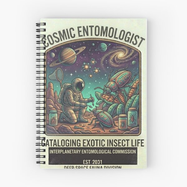 Item preview, Cosmic Entomologist Shirt | Retro Alien Bug Scientist Astronaut Sci-Fi Space Tee designed and sold by Baby Adee Collective.