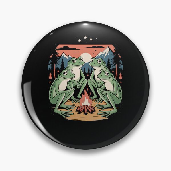 Item preview, The Frogs Are Busy Funny Frog Conspiracy Secret Meeting Meme designed and sold by Say It With Ink.