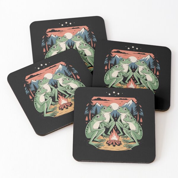 Item preview, The Frogs Are Busy Funny Frog Conspiracy Secret Meeting Meme designed and sold by Say It With Ink.