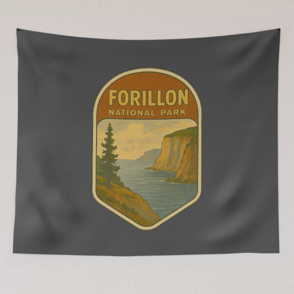 Item preview, Vintage Canadian National Park Prints: Forillon designed and sold by PinUpPizzazz.