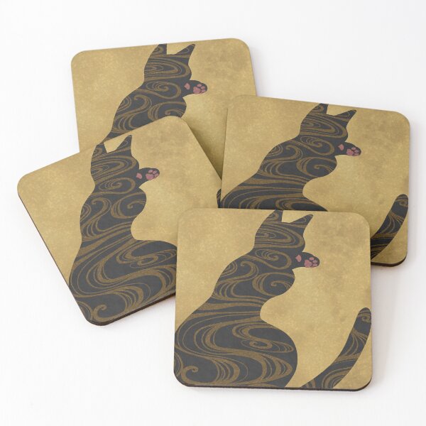 Item preview, Rinpa Style Cat designed and sold by Nu. Mafuyu.