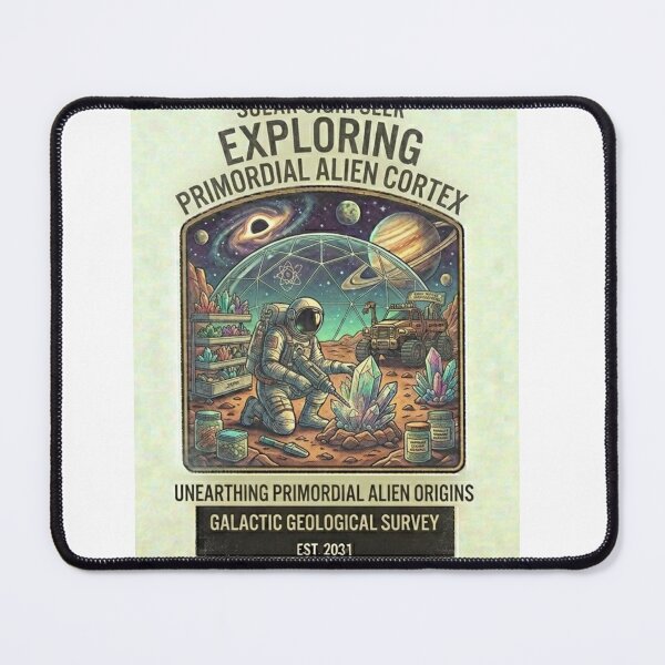 Item preview, Solar Sightseer Exploring Primordial Alien Cortex Shirt | Retro Sci-Fi Astronaut Space Explorer Tee designed and sold by Baby Adee Collective.