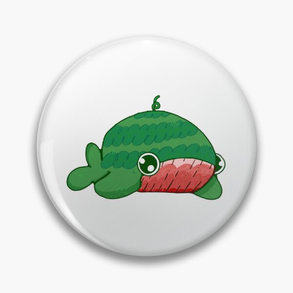 Item preview, Watermelon Whale Graphic  designed and sold by citizenscrochet.