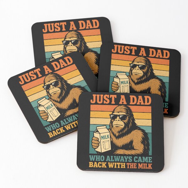 Item preview, Bigfoot Papa, Just A Dad Who Always Came Back With The Milk   designed and sold by SanipepaVase.