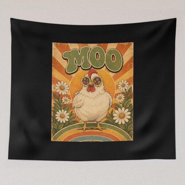 Item preview, Moo Chicken Farm Animal designed and sold by zoes-ink.