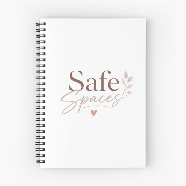 Item preview, Safe Spaces | Cozy Minimalist Typography Design designed and sold by Irene Catchmind.