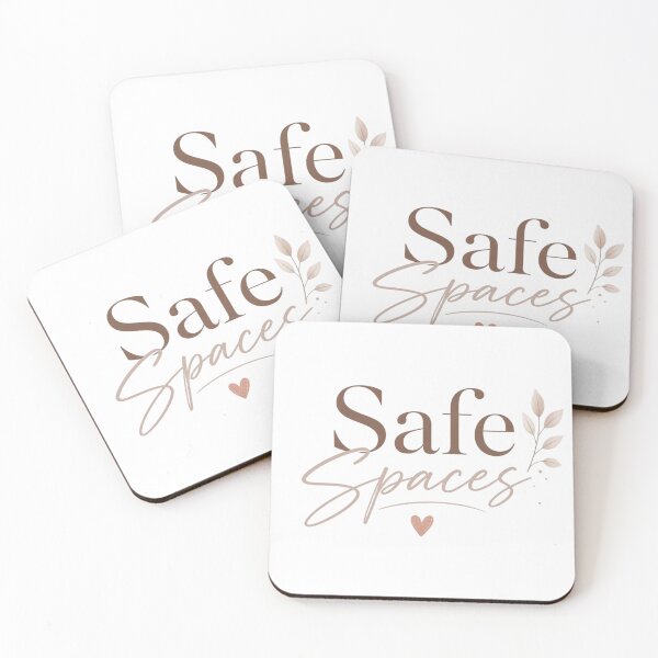 Item preview, Safe Spaces | Cozy Minimalist Typography Design designed and sold by Irene Catchmind.