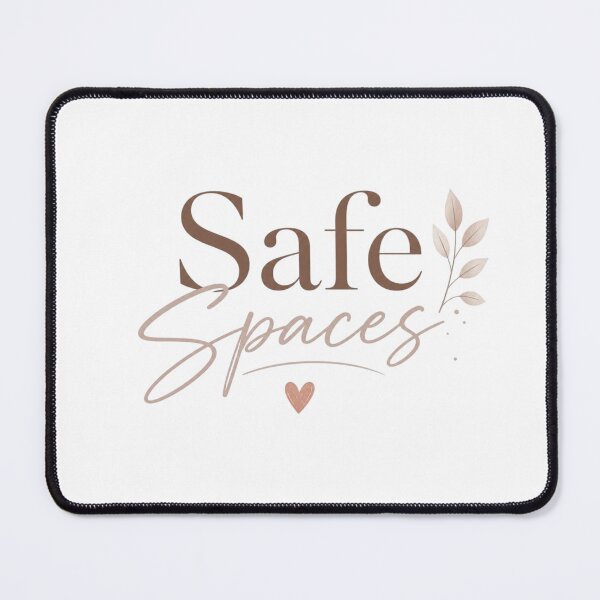 Item preview, Safe Spaces | Cozy Minimalist Typography Design designed and sold by Irene Catchmind.