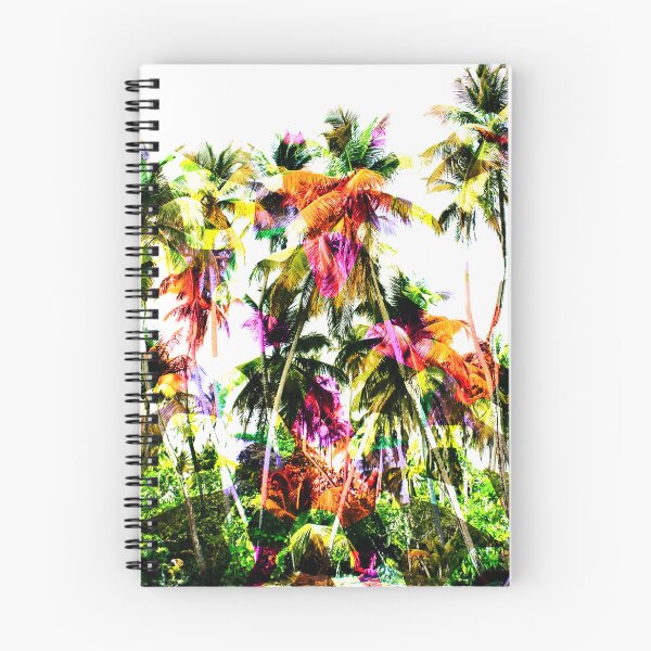 Item preview, Wildly colorful dreamtime jungle image designed and sold by jaynerushton.