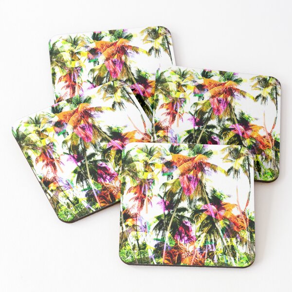 Item preview, Wildly colorful dreamtime jungle image designed and sold by jaynerushton.