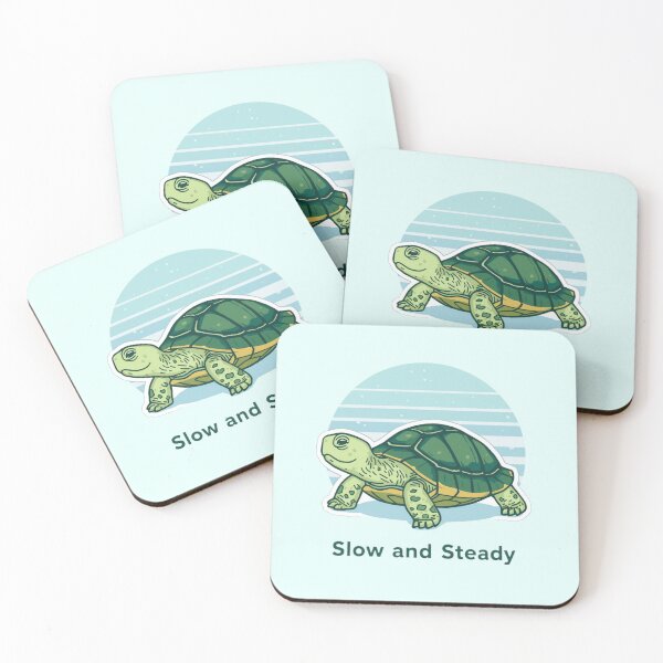 Item preview, Slow And Steady Turtle Shirt Cute Turtle Gift Tortoise Lover Nature Patient Quote Tee designed and sold by Sky-bully.