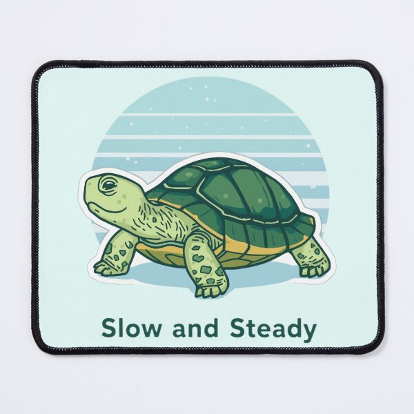 Item preview, Slow And Steady Turtle Shirt Cute Turtle Gift Tortoise Lover Nature Patient Quote Tee designed and sold by Sky-bully.