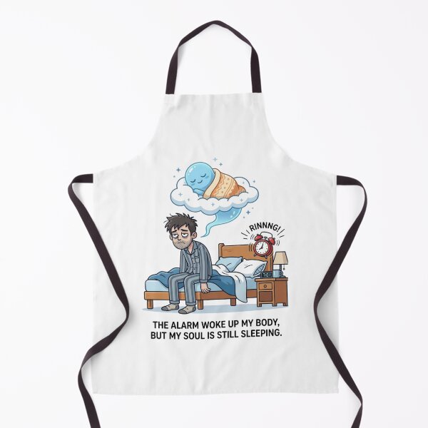 Item preview, Funny Morning Alarm Sleepy Soul Out Of Body Cartoon designed and sold by TaiwanMemory.