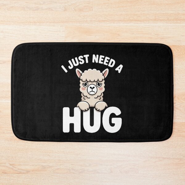 Item preview, I Just Need A Hug Alpaca Cute Funny Mood Gift designed and sold by Say It With Ink.