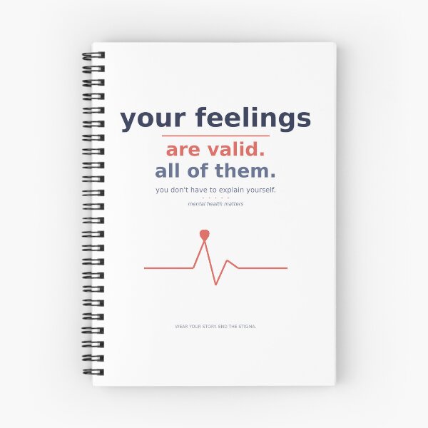 Item preview, Mental Health Awareness Shirt Your Feelings Are Valid All of Them Gift designed and sold by InkAndWit.