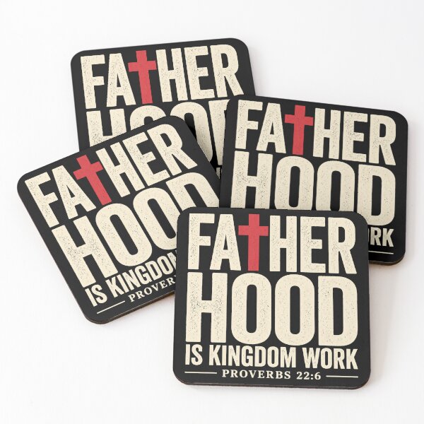 Item preview, Faith Christian Dad Fatherhood is Kingdom Work Fathers Day designed and sold by SanipepaVase.