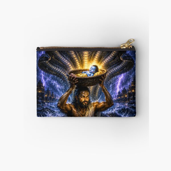 Item preview, Epic Krishna Series: The Divine Midnight – Krishna Janmashtami Crossing designed and sold by Homyar.