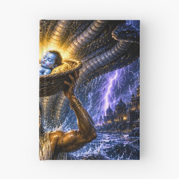 Item preview, Epic Krishna Series: The Divine Midnight – Krishna Janmashtami Crossing designed and sold by Homyar.