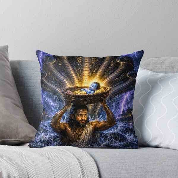 Item preview, Epic Krishna Series: The Divine Midnight – Krishna Janmashtami Crossing designed and sold by Homyar.