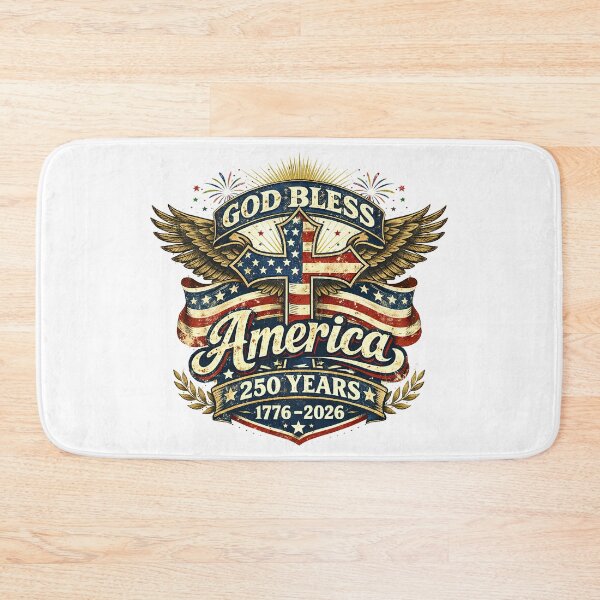 Item preview, God Bless America, Retro Vintage designed and sold by graphic-genie.