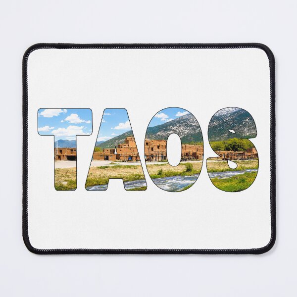 Item preview, TAOS - New Mexico across the Rio Pueblo De Taos Historic Town designed and sold by Adam Gormley.
