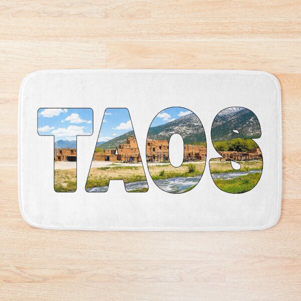 Item preview, TAOS - New Mexico across the Rio Pueblo De Taos Historic Town designed and sold by Adam Gormley.