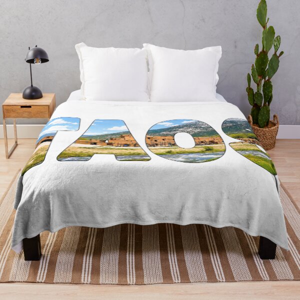Item preview, TAOS - New Mexico across the Rio Pueblo De Taos Historic Town designed and sold by Adam Gormley.