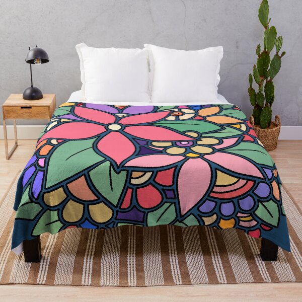 Item preview, Colorful Garden Illustration Floral Pattern designed and sold by ubborn.