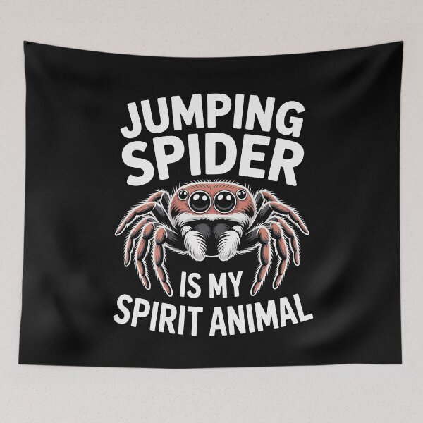 Item preview, Jumping Spider Is My Spirit Animal Funny Spider Lover Gift designed and sold by Say It With Ink.