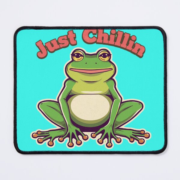 Item preview, Just Chillin Frog Shirt Funny Frog Gift Cute Frog Lover Humor Relax Chill Frog Tee designed and sold by Sky-bully.