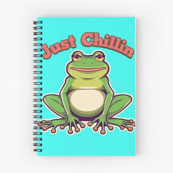 Item preview, Just Chillin Frog Shirt Funny Frog Gift Cute Frog Lover Humor Relax Chill Frog Tee designed and sold by Sky-bully.